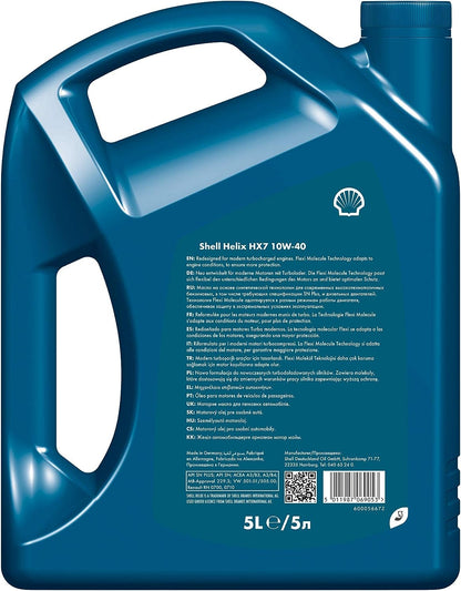 Shell Helix HX7 10W40 5LT